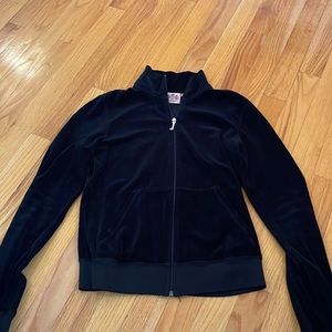 Velour Juicy Couture collard zip up